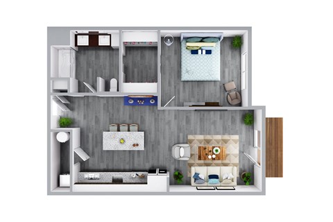 Unit A2 1  Bed   1  Bath   860 Sq. Ft. at Heartland View Apartments, Missouri, 63385